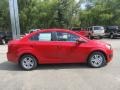 Victory Red 2013 Chevrolet Sonic LT Sedan Exterior