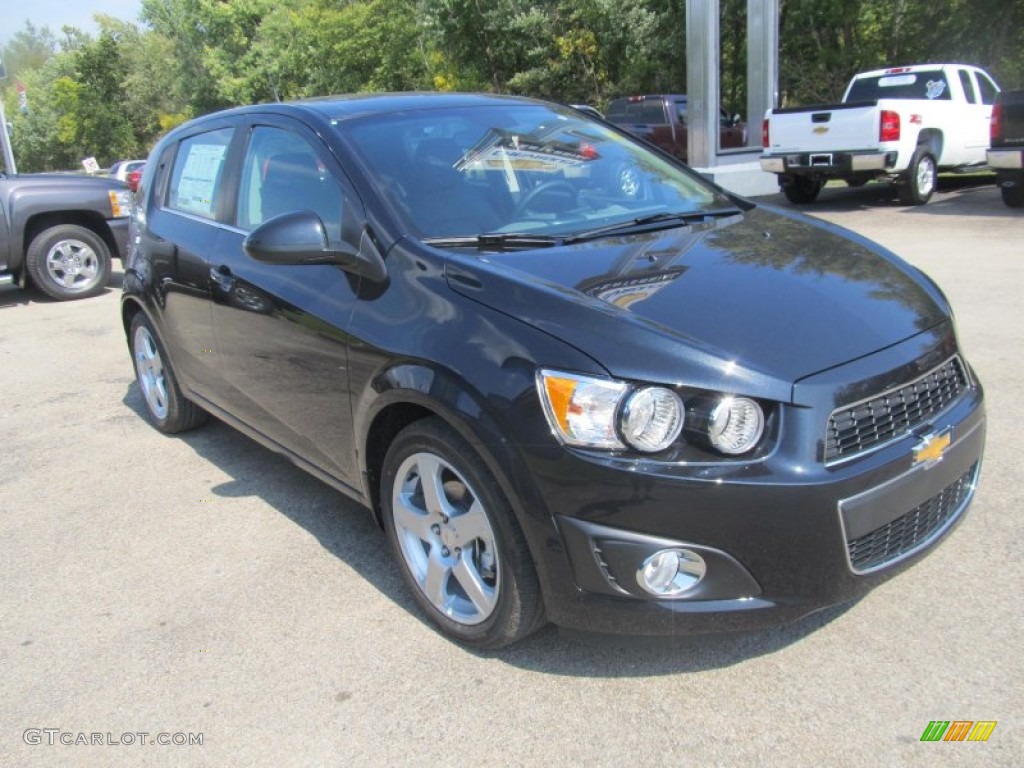 Black Granite Metallic 2013 Chevrolet Sonic LTZ Hatch Exterior Photo #71139513