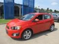 2013 Inferno Orange Metallic Chevrolet Sonic LTZ Hatch  photo #1