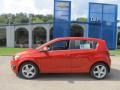 2013 Inferno Orange Metallic Chevrolet Sonic LTZ Hatch  photo #2