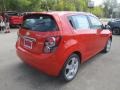 2013 Inferno Orange Metallic Chevrolet Sonic LTZ Hatch  photo #5