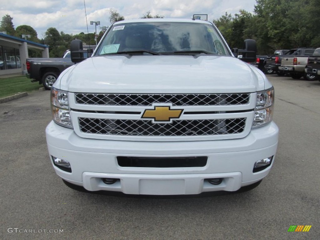 2013 Silverado 2500HD LT Crew Cab 4x4 - Summit White / Light Cashmere/Dark Cashmere photo #10