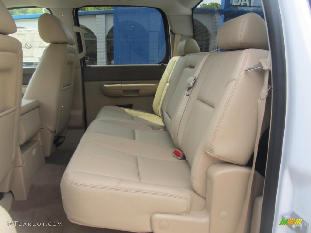 2013 Silverado 2500HD LT Crew Cab 4x4 - Summit White / Light Cashmere/Dark Cashmere photo #13