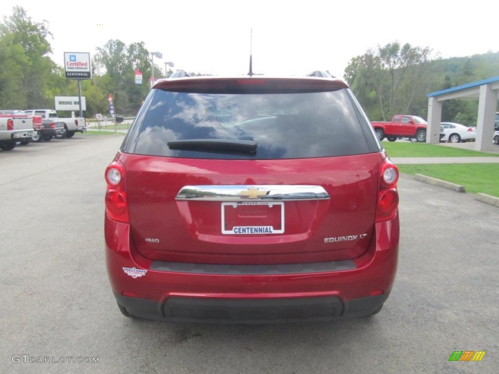 2013 Equinox LT AWD - Crystal Red Tintcoat / Jet Black photo #5