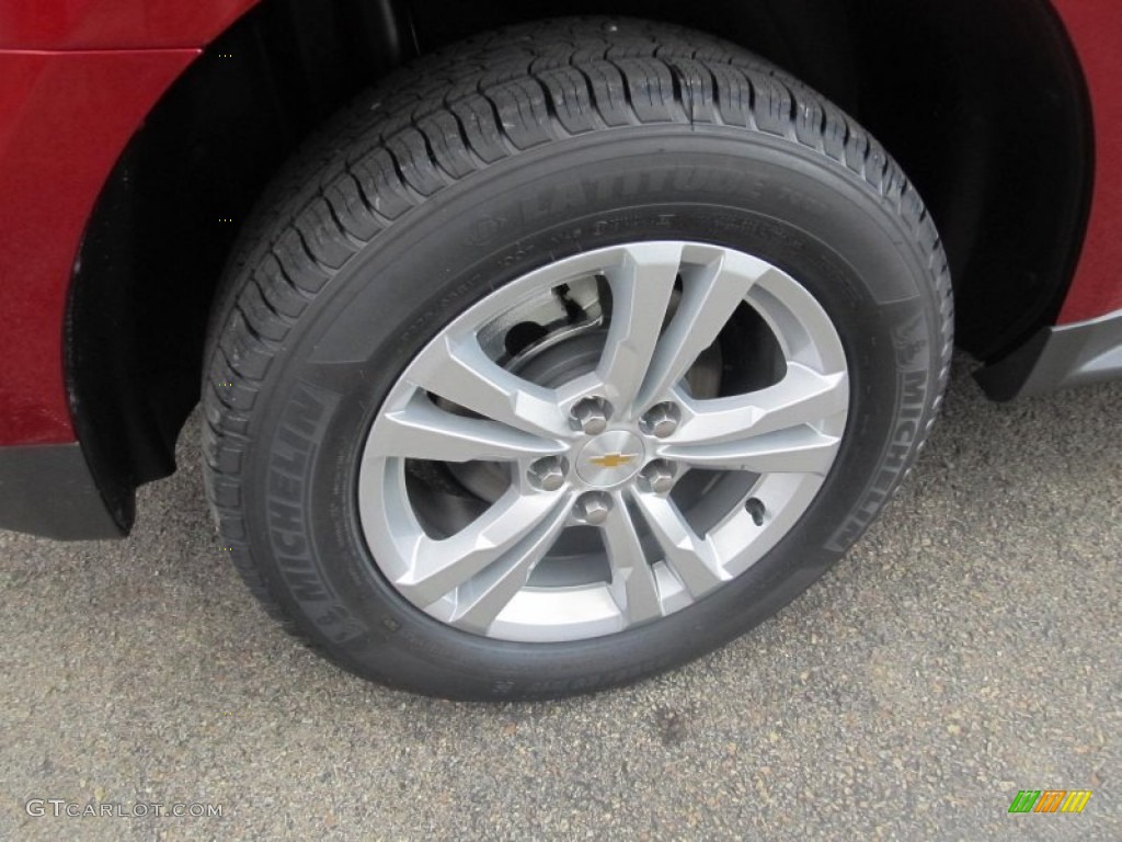 2013 Equinox LT AWD - Crystal Red Tintcoat / Jet Black photo #7