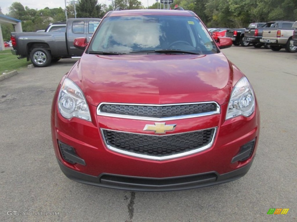 2013 Equinox LT AWD - Crystal Red Tintcoat / Jet Black photo #10