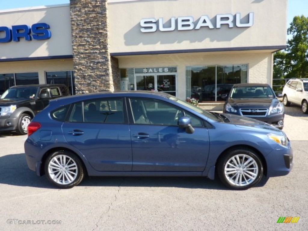 Marine Blue Pearl 2013 Subaru Impreza 2.0i Premium 5 Door Exterior Photo #71140492