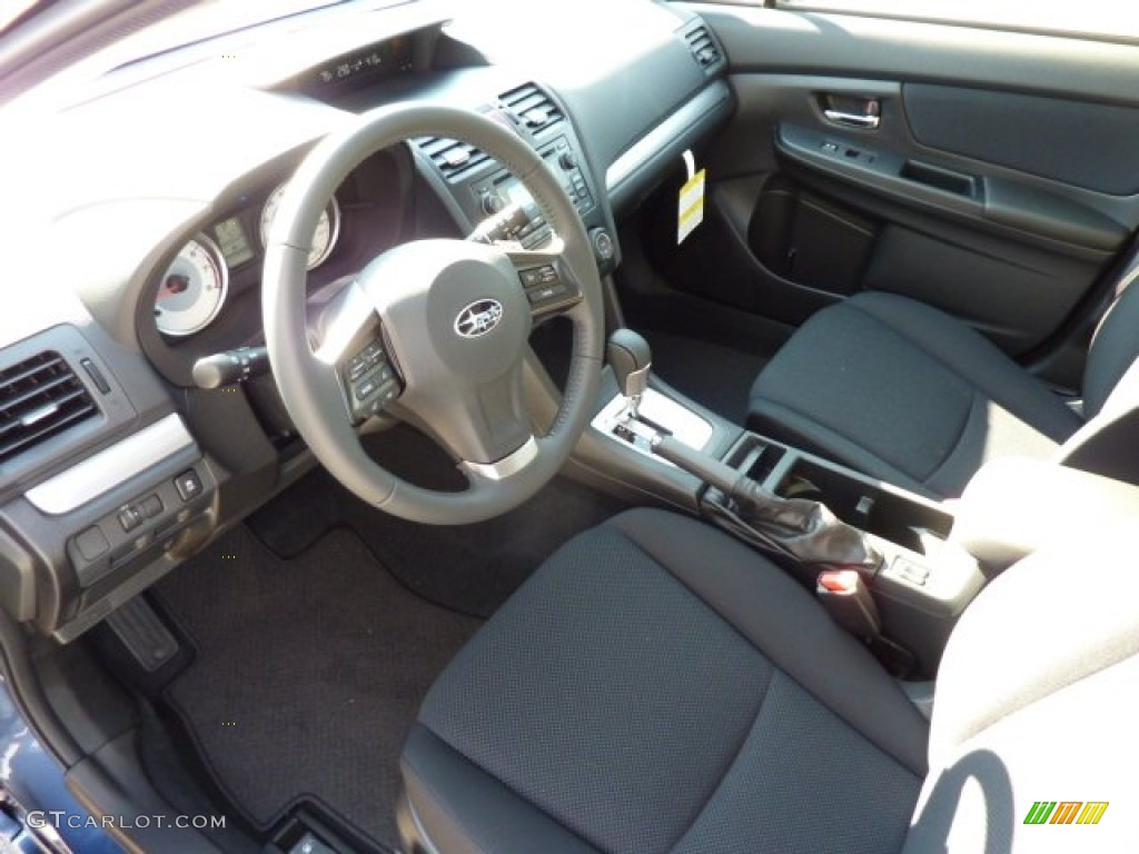 Black Interior 2013 Subaru Impreza 2.0i Premium 5 Door Photo #71140572