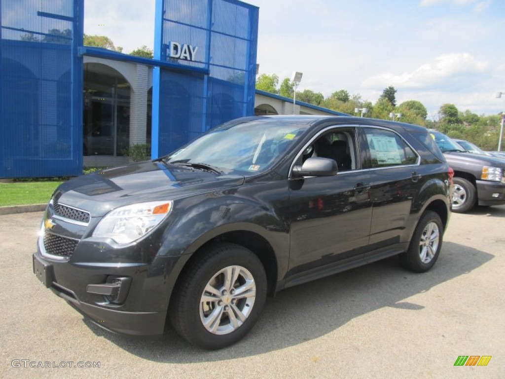 2013 Equinox LS - Ashen Gray Metallic / Jet Black photo #1