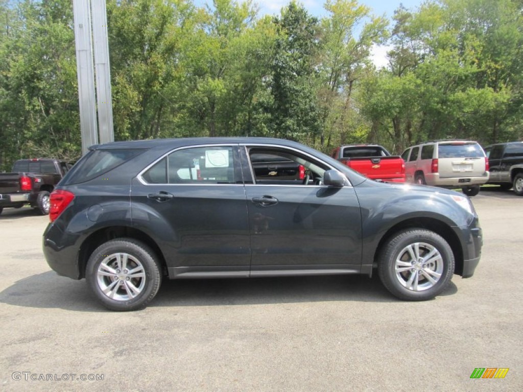 2013 Equinox LS - Ashen Gray Metallic / Jet Black photo #7