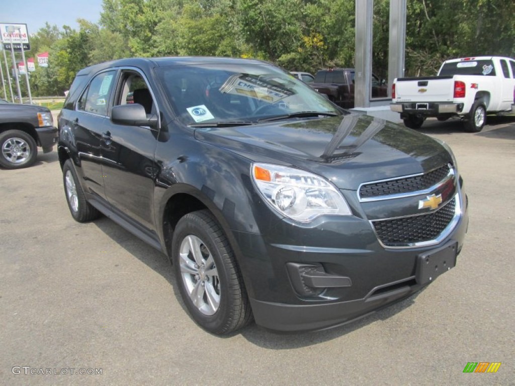 2013 Equinox LS - Ashen Gray Metallic / Jet Black photo #8