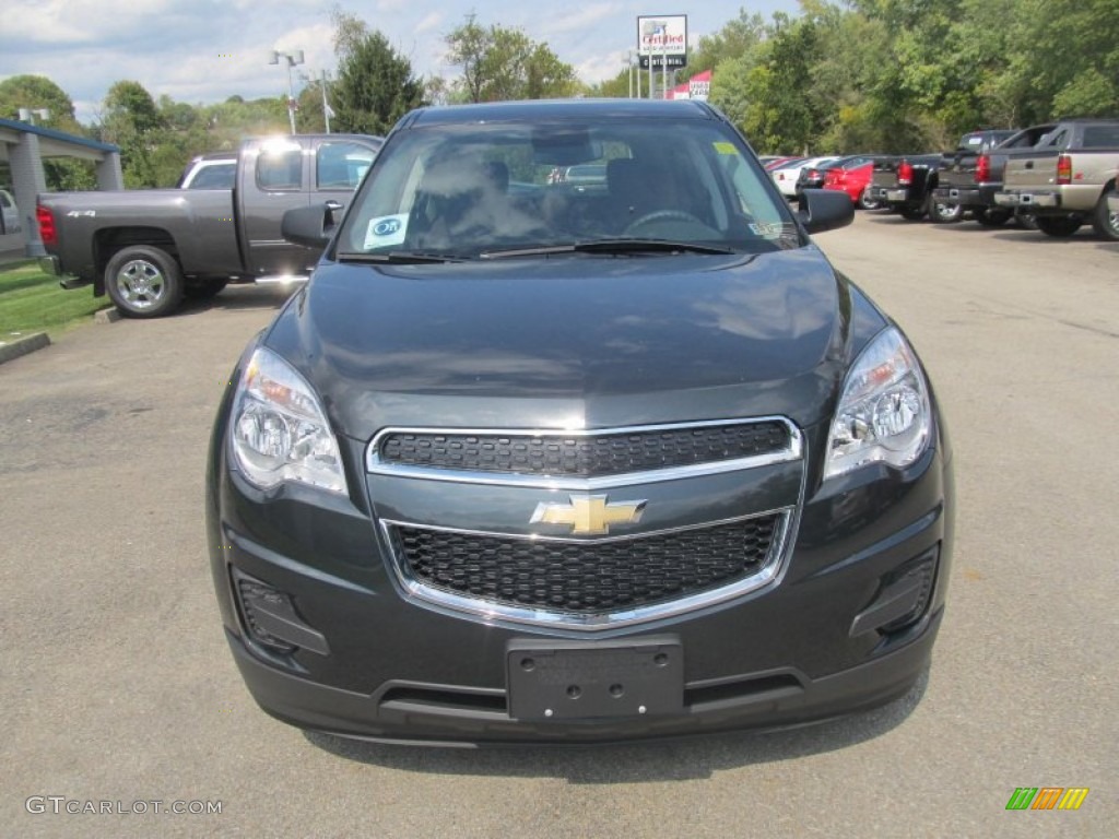 2013 Equinox LS - Ashen Gray Metallic / Jet Black photo #9