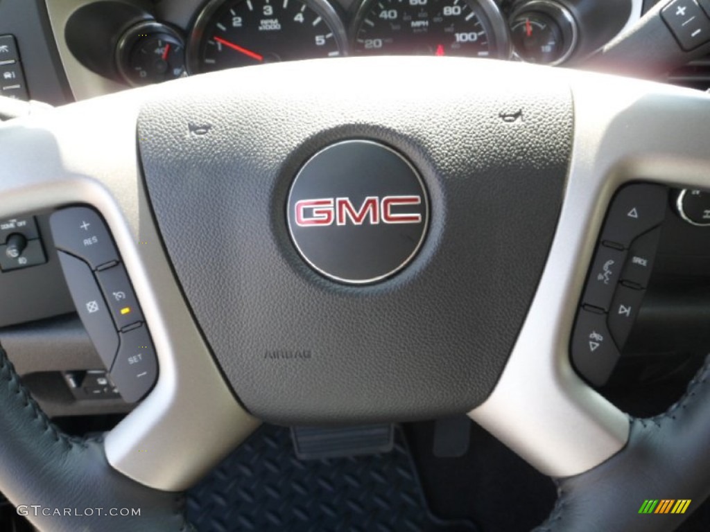 2013 Sierra 1500 SLE Crew Cab 4x4 - Onyx Black / Ebony photo #19