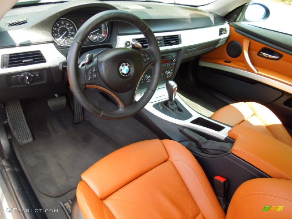 Saddle Brown/Black Interior 2008 BMW 3 Series 335i Coupe Photo #71142693