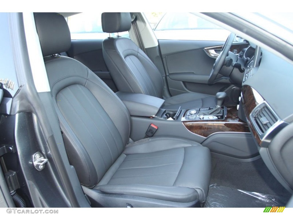 Black Interior 2013 Audi A7 3.0T quattro Prestige Photo #71143863