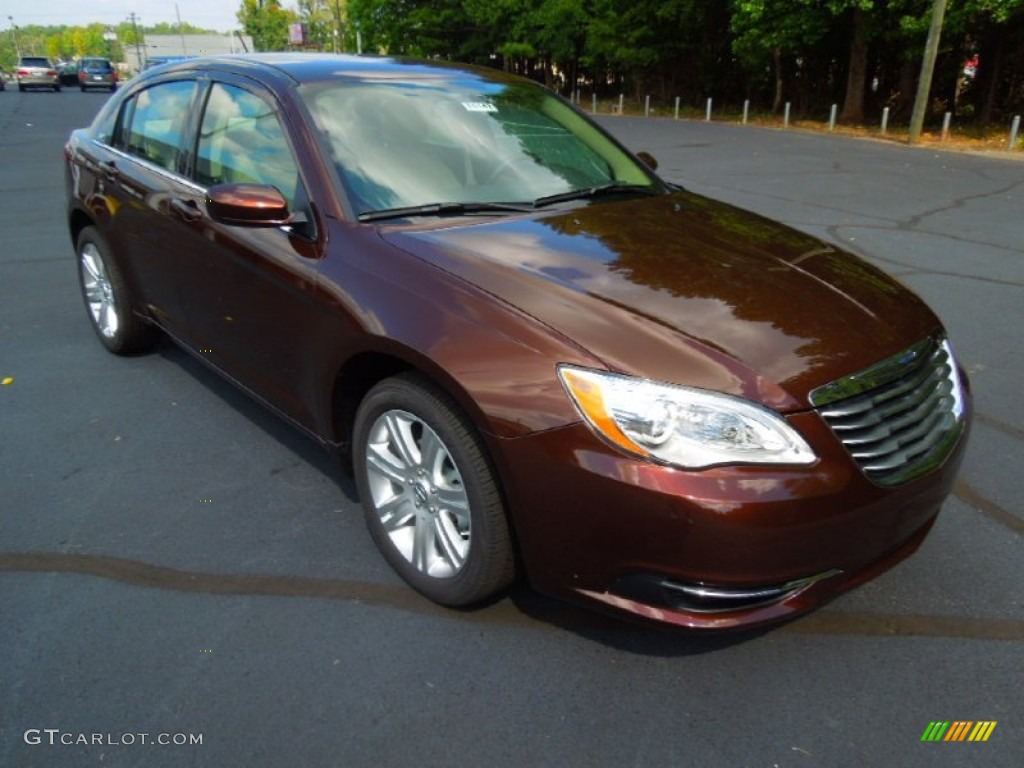 Deep Auburn Pearl 2013 Chrysler 200 Touring Sedan Exterior Photo #71144037