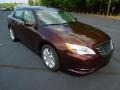 Deep Auburn Pearl 2013 Chrysler 200 Touring Sedan Exterior