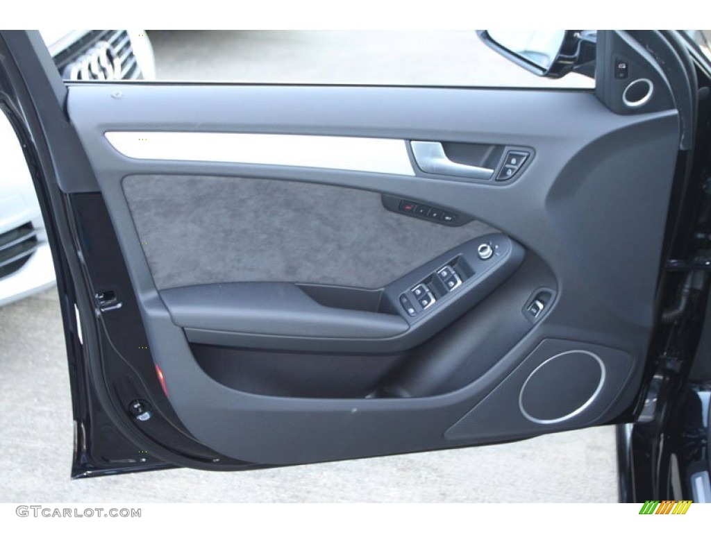 2013 Audi A4 2.0T quattro Sedan Black Door Panel Photo #71144223
