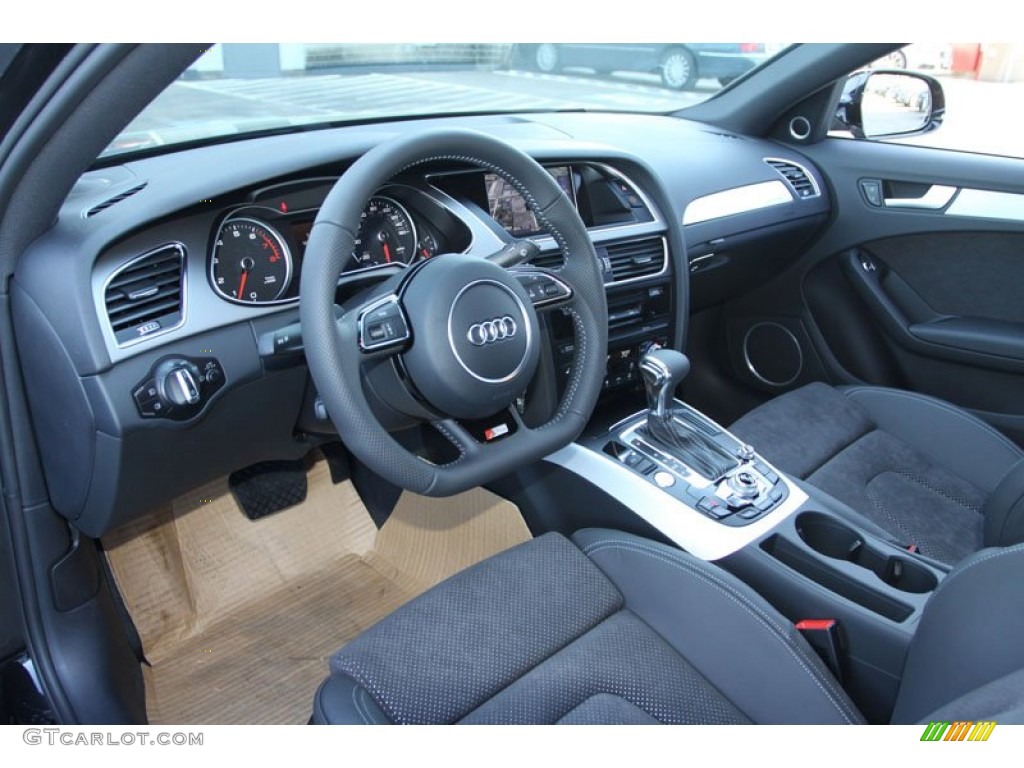 Black Interior 2013 Audi A4 2.0T quattro Sedan Photo #71144232