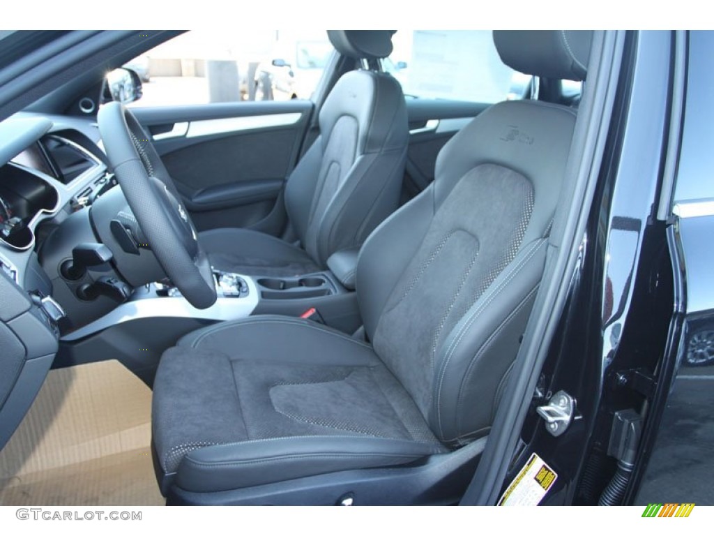 Black Interior 2013 Audi A4 2.0T quattro Sedan Photo #71144241