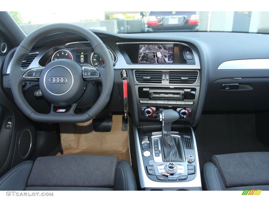 2013 Audi A4 2.0T quattro Sedan Black Dashboard Photo #71144268