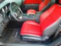 Radar Red/Dark Slate Gray 2013 Dodge Challenger Rallye Redline Interior Color