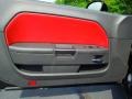 Radar Red/Dark Slate Gray 2013 Dodge Challenger Rallye Redline Door Panel