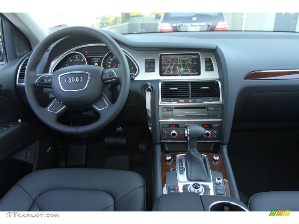 2013 Audi Q7 3.0 TDI quattro Black Dashboard Photo #71144760