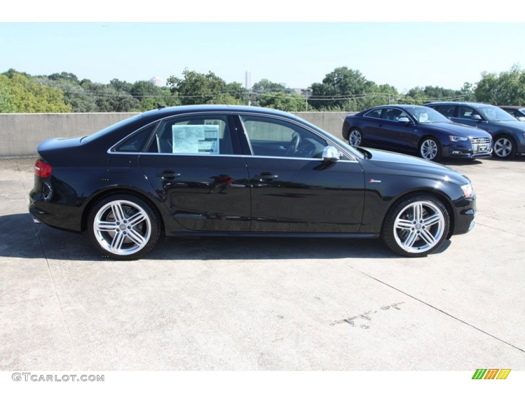 Phantom Black Pearl Effect 2013 Audi S4 3.0T quattro Sedan Exterior Photo #71144961