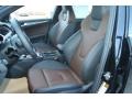 Black/Chestnut Brown 2013 Audi S4 3.0T quattro Sedan Interior Color