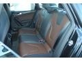 Black/Chestnut Brown 2013 Audi S4 3.0T quattro Sedan Interior Color