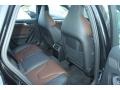 2013 Audi S4 Black/Chestnut Brown Interior Rear Seat Photo