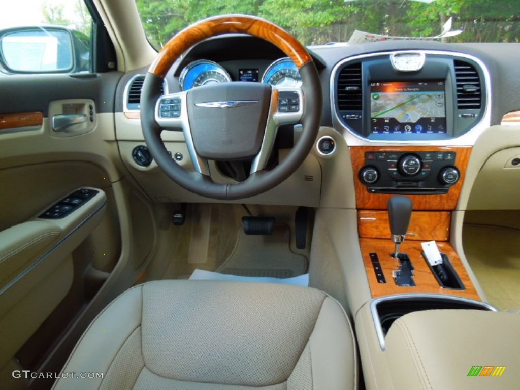 2013 Chrysler 300 C Dark Frost Beige/Light Frost Beige Dashboard Photo #71145120
