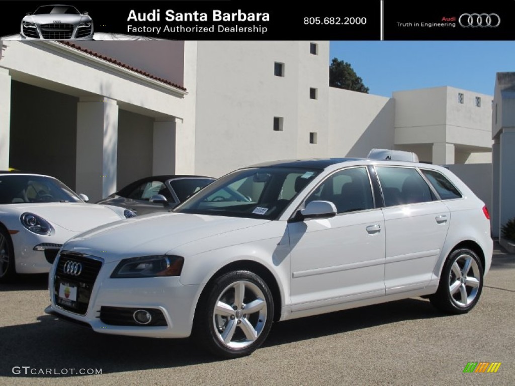 2013 A3 2.0 TDI - Ibis White / Black photo #1