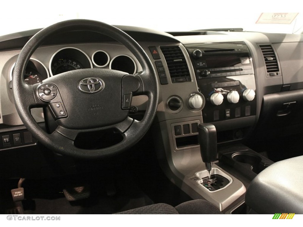 2010 Tundra SR5 Double Cab 4x4 - Blue Streak Metallic / Black photo #8