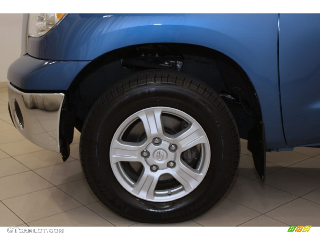 2010 Tundra SR5 Double Cab 4x4 - Blue Streak Metallic / Black photo #21