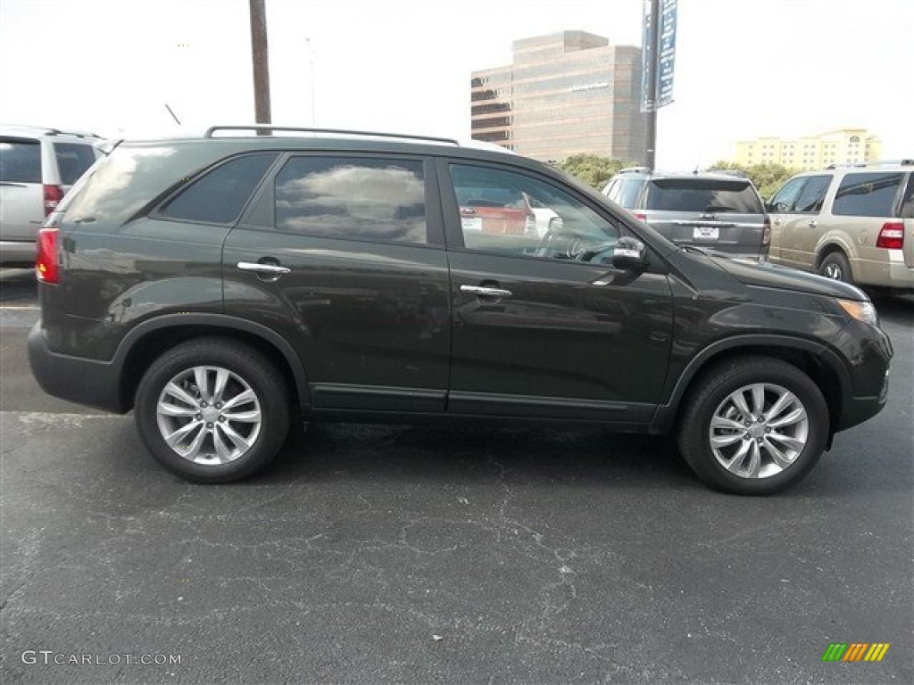 2011 Sorento EX - Tuscan Olive / Black photo #2