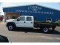 Oxford White - F450 Super Duty XL Crew Cab 4x4 Flat Bed Photo No. 7