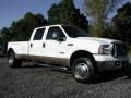 2006 Oxford White Ford F350 Super Duty Lariat Crew Cab 4x4 Dually  photo #16