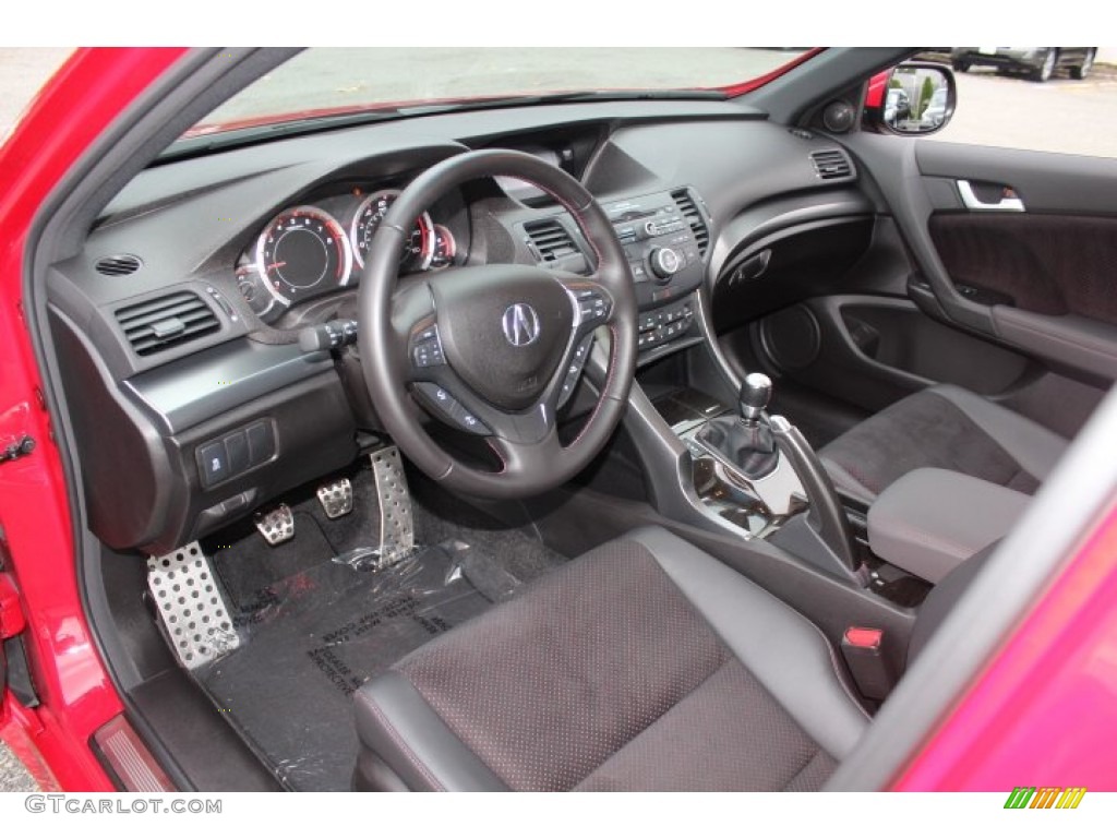 Ebony Interior 2012 Acura TSX Special Edition Sedan Photo #71149866