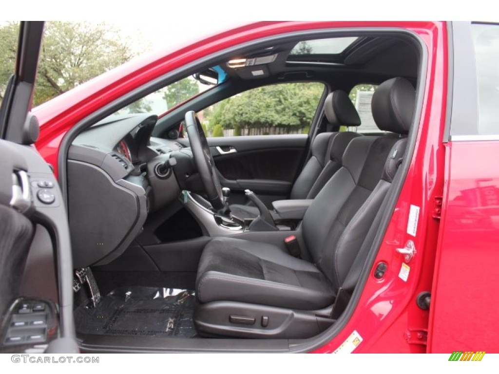 Ebony Interior 2012 Acura TSX Special Edition Sedan Photo #71149875
