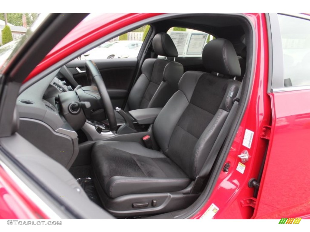 Ebony Interior 2012 Acura TSX Special Edition Sedan Photo #71149883