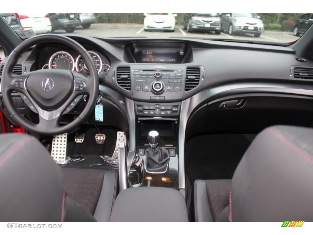 2012 Acura TSX Special Edition Sedan Ebony Dashboard Photo #71149890