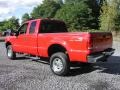 2003 Red Ford F350 Super Duty Lariat SuperCab 4x4  photo #7