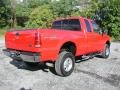 2003 Red Ford F350 Super Duty Lariat SuperCab 4x4  photo #11