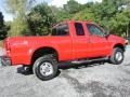 2003 Red Ford F350 Super Duty Lariat SuperCab 4x4  photo #12