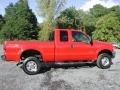 2003 Red Ford F350 Super Duty Lariat SuperCab 4x4  photo #13