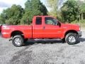 2003 Red Ford F350 Super Duty Lariat SuperCab 4x4  photo #14