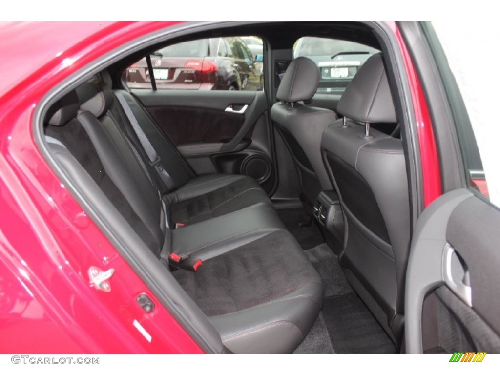 Ebony Interior 2012 Acura TSX Special Edition Sedan Photo #71149974