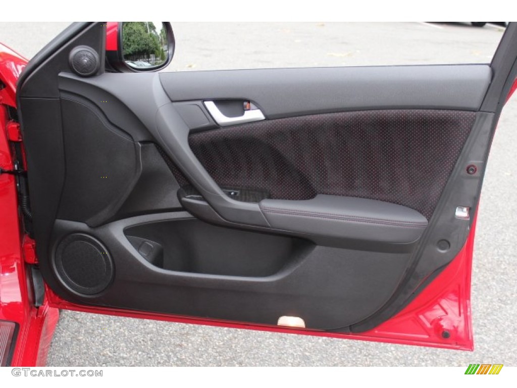 2012 Acura TSX Special Edition Sedan Ebony Door Panel Photo #71149981
